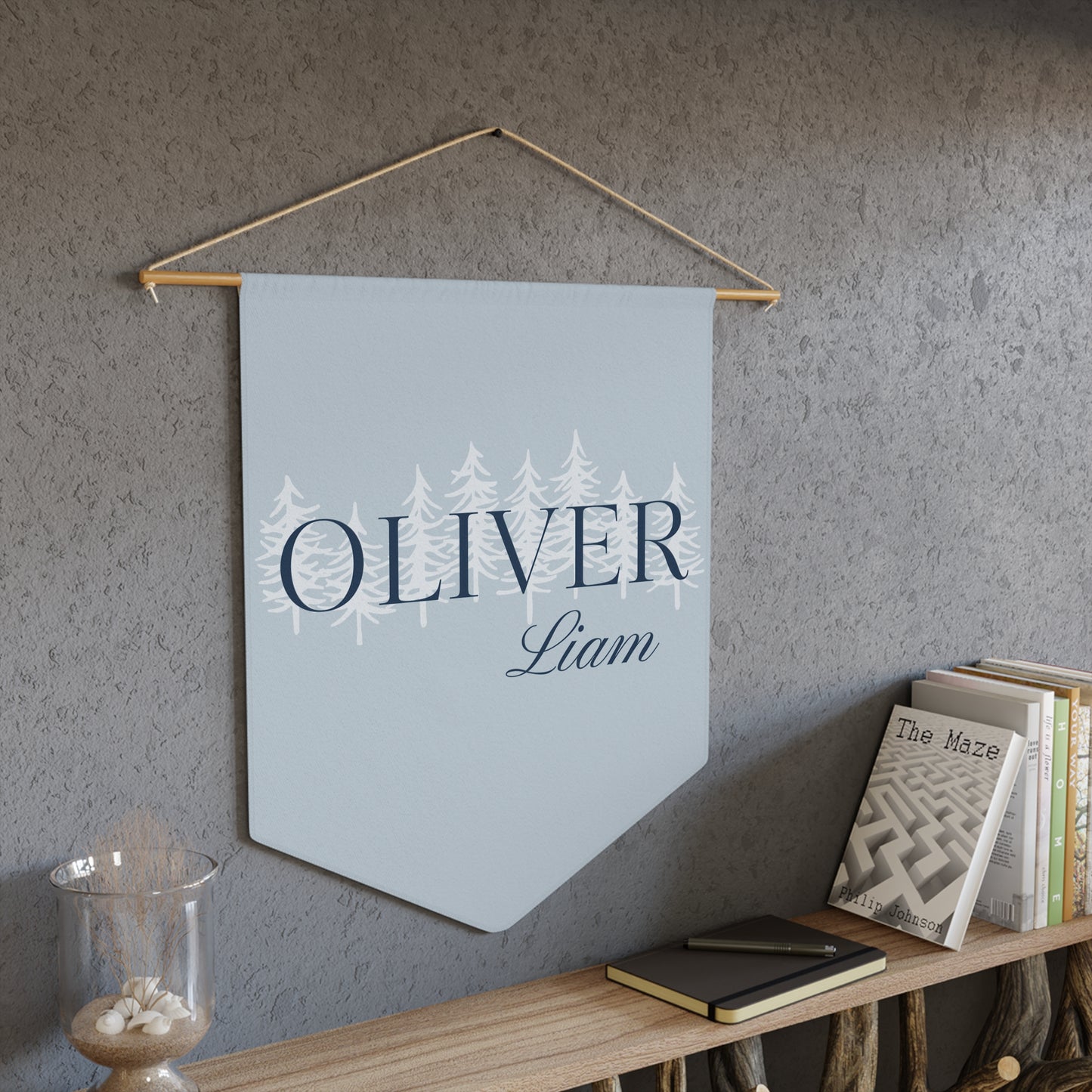 Personalized Boy Name Sign Pennant