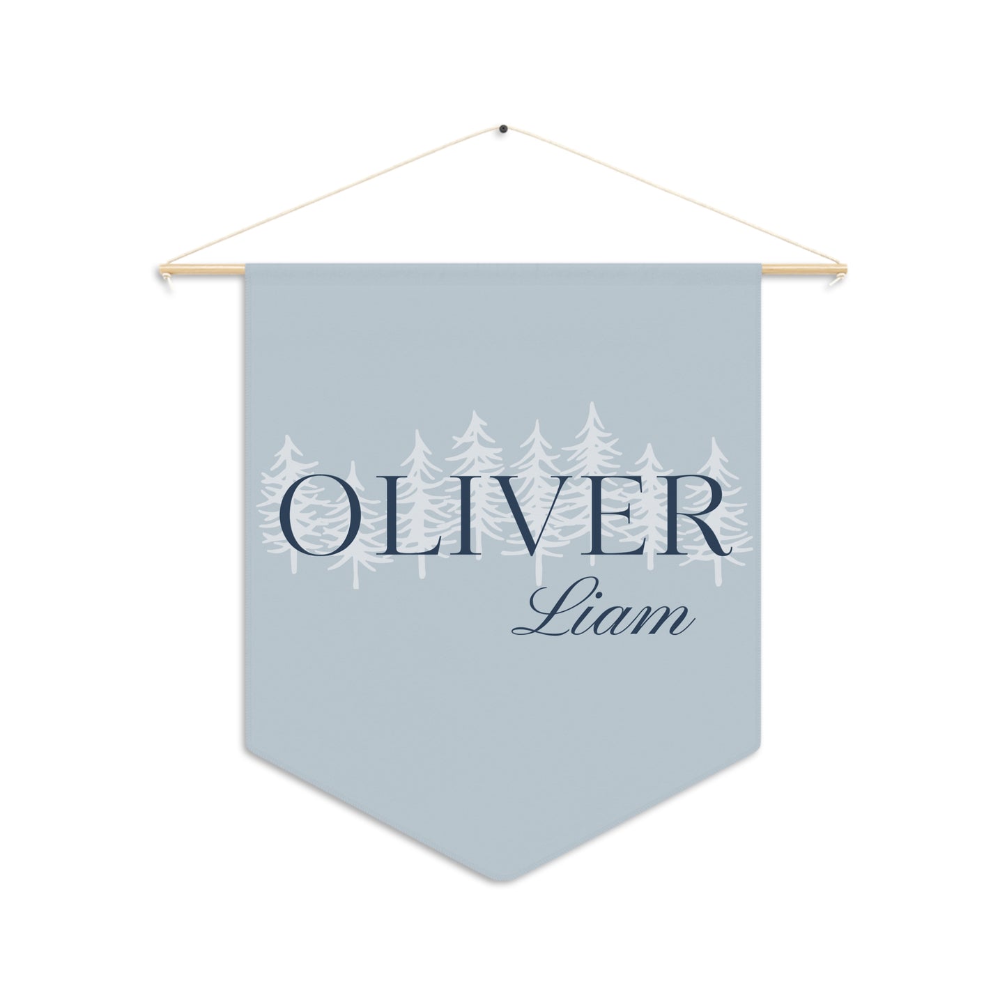 Personalized Boy Name Sign Pennant